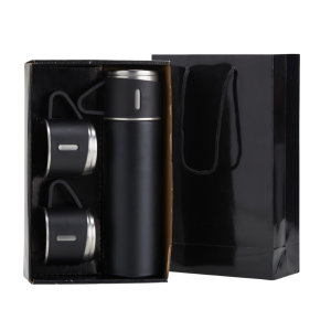 Kit Garrafa Térmica- 450 ML    Personalização a Laser  